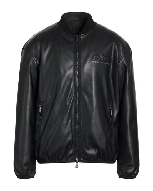 ARMANI EXCHANGE Black Jacket for men