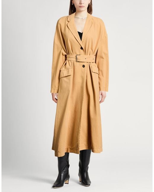 Jucca Natural Overcoat & Trench Coat Cotton