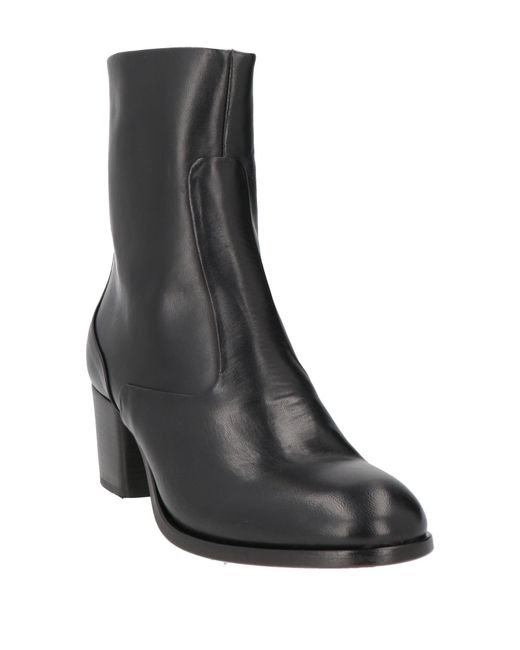 Pantanetti Black Ankle Boots Leather
