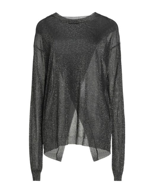 Roberto Collina Gray Sweater Cotton