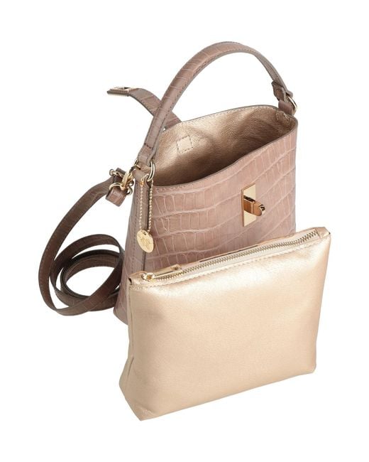 Laura Di Maggio Natural Handbag Calfskin