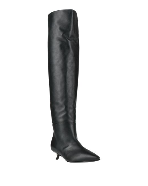 ALEVI Black Boot Leather
