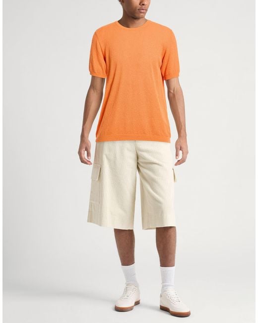 Roberto Collina Pullover in Orange für Herren