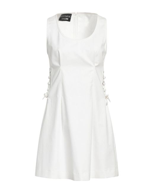 Boutique Moschino White Mini Dress