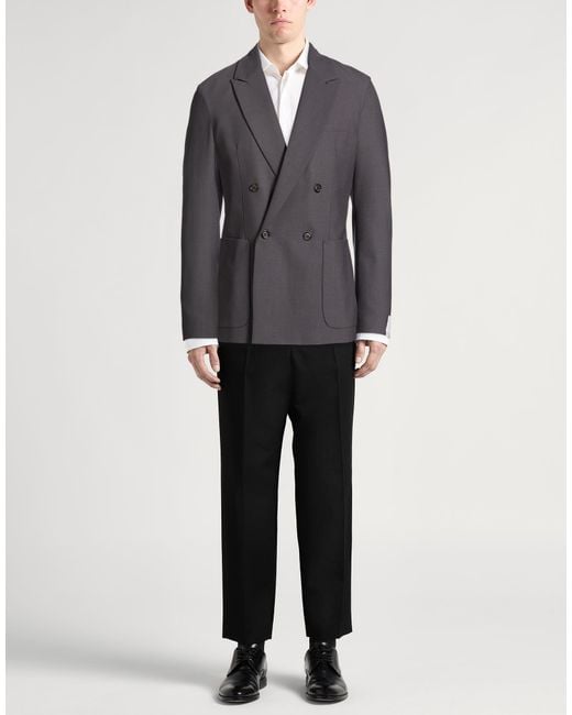 Paolo Pecora Gray Blazers for men