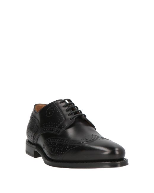 Dolce & Gabbana Black Lace-Up Shoes Leather for men