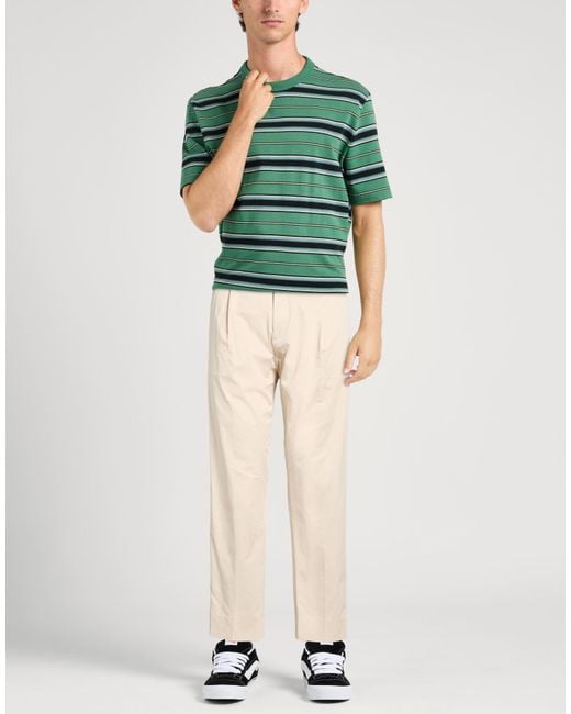 Low Brand Natural Sand Pants Cotton, Elastane for men