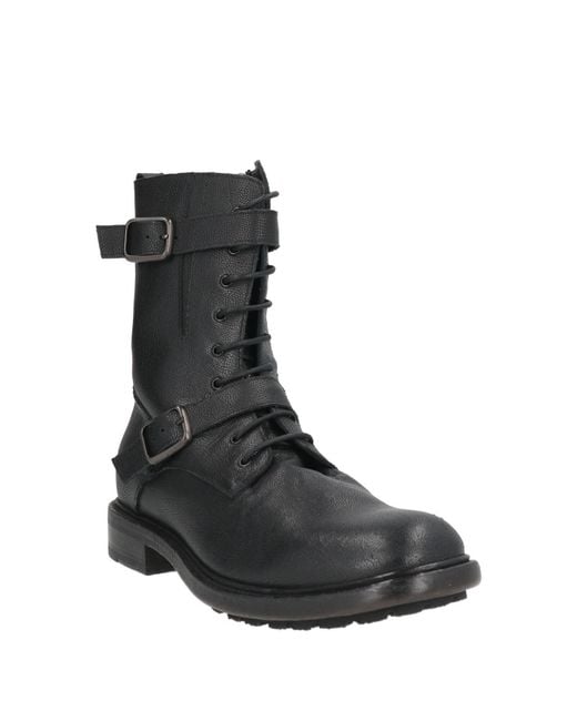 Pantanetti Black Boot Leather for men