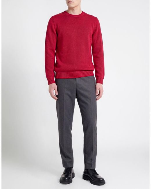 Pullover Roberto Collina pour homme en coloris Red