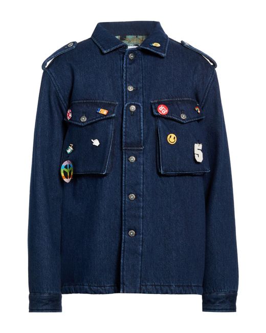 Berna Blue Denim Outerwear for men