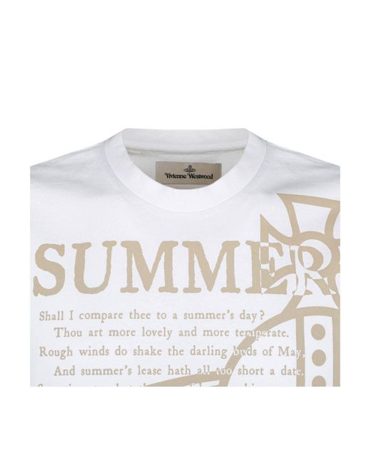 Camiseta Vivienne Westwood de hombre de color White