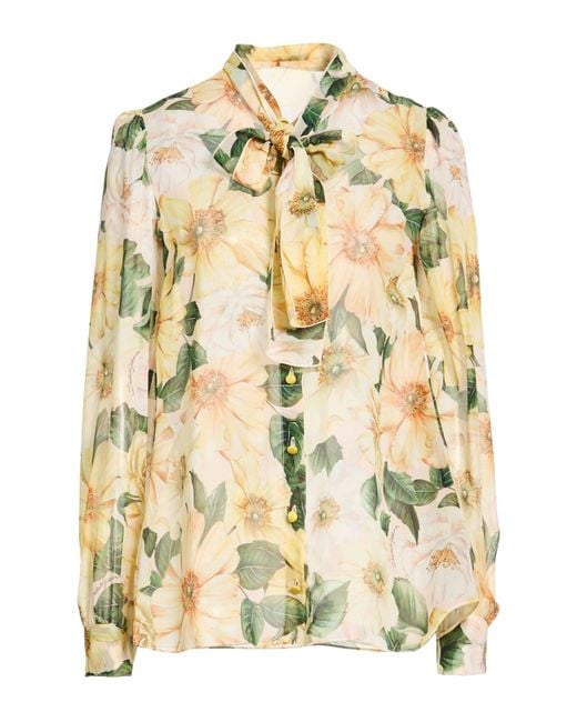 Dolce & Gabbana Metallic Shirt Silk