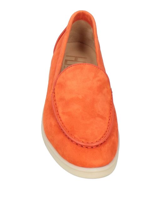 HADEL Orange Loafers