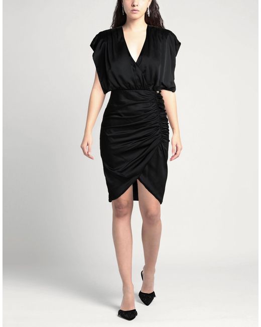 MARCIANO BY GUESS Black Midi Dress