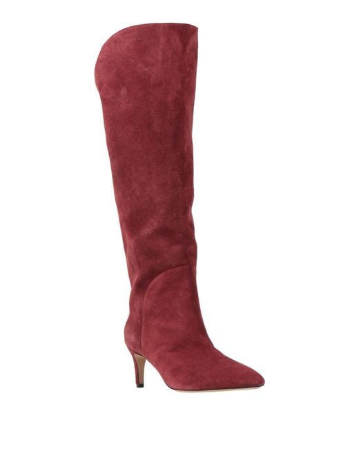Paris Texas Red Boot Leather