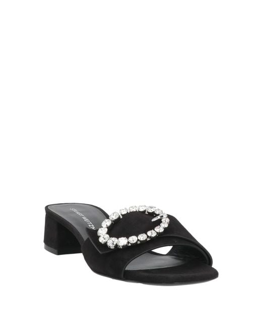 Stuart Weitzman Black Sandals