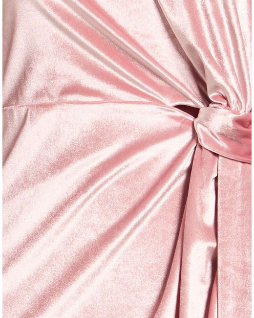 Marc Ellis Pink Mini Dress Polyester, Elastane