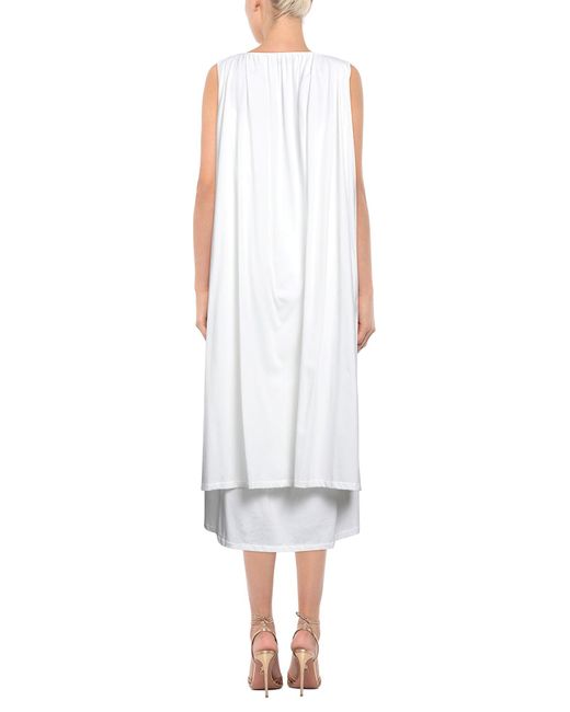 Nostrasantissima White Midi Dress