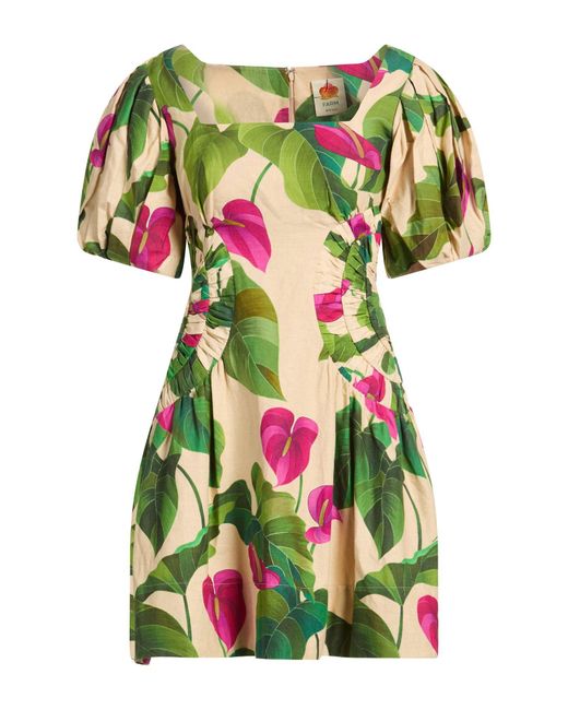 Farm Rio Green Mini Dresses