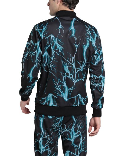 PHOBIA ARCHIVE Blue All Over Lightning Tracksuit Sweatshirt Polyethylene for men