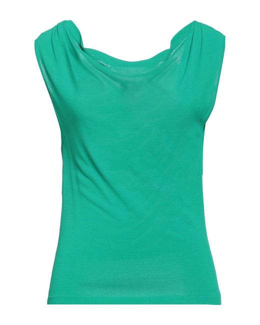 Alberta Ferretti Green Top