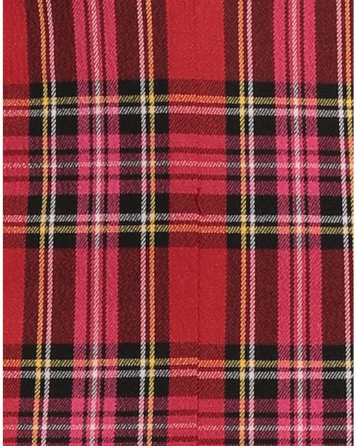 Blugirl Blumarine Red Midi Skirt Viscose, Polyester, Elastane