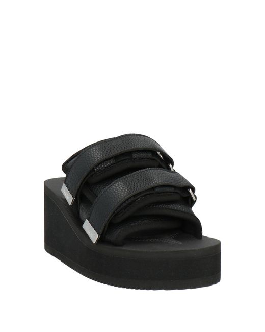 Suicoke Black Sandals