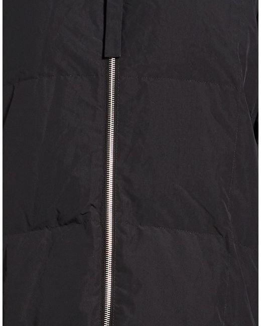 Jil Sander Black Puffer Polyester, Cotton