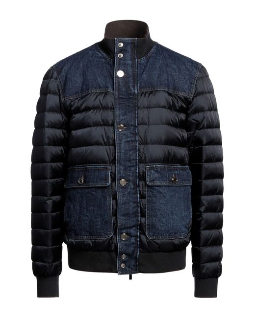 Moorer Blue Puffer Polyamide, Cotton, Elastane, Polyester for men