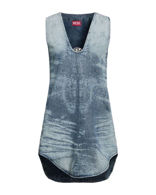 DIESEL Blue Mini Dress