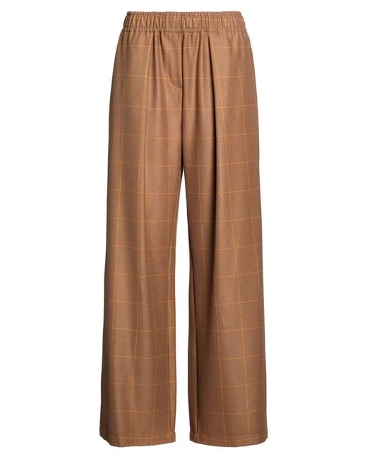 Silvian Heach Brown Pants Polyester