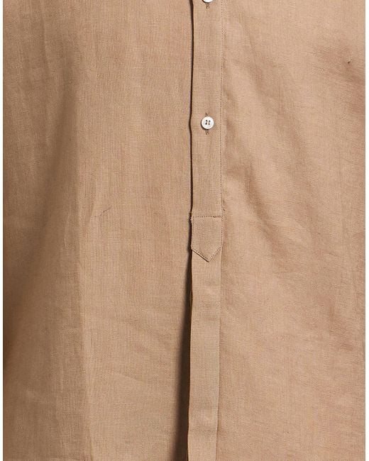 BERNESE Milano Brown Shirts for men