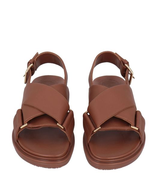 Marni Brown Sandals