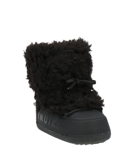 Inuikii Black Ankle Boots Synthetic Fibers