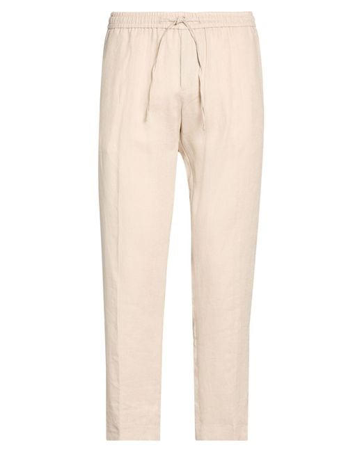 Michael Coal Natural Pants Linen for men
