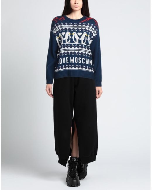 Love Moschino Blue Pullover