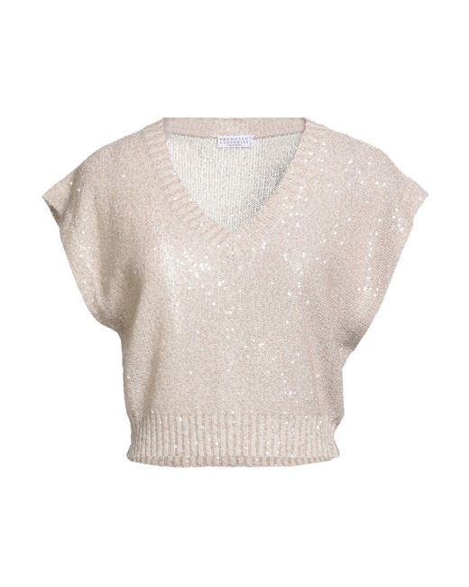 Brunello Cucinelli White Jumper