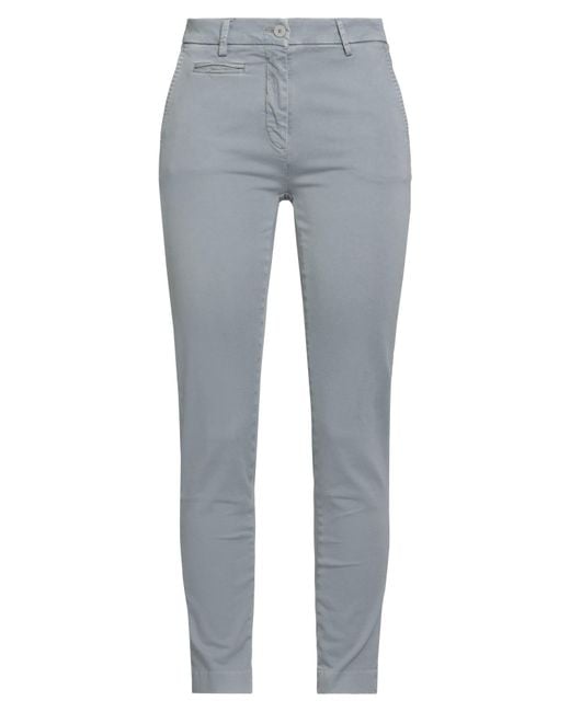 Mason's Gray Pants Cotton, Elastane