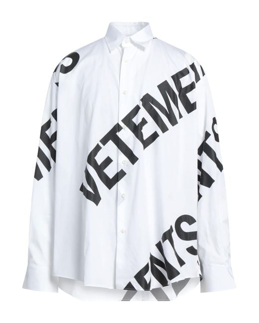 Vetements White Shirt for men
