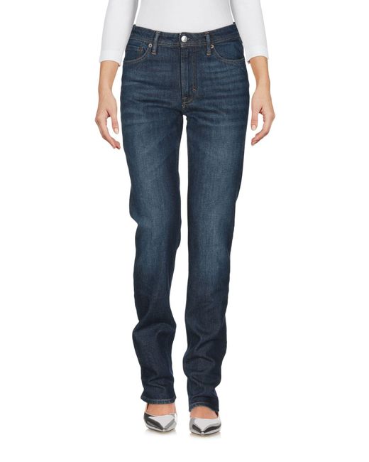 Acne Blue Jeans Cotton, Elastane