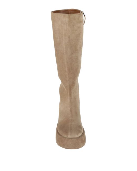 Marsèll Brown Khaki Boot Leather