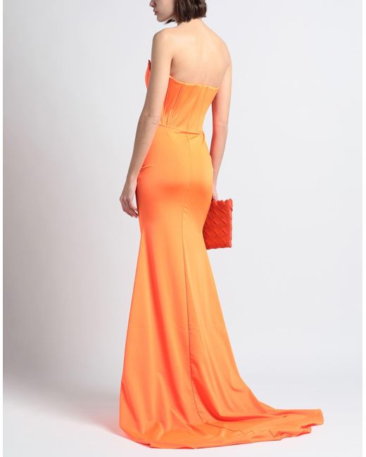 GIUSEPPE DI MORABITO Orange Maxi Dress