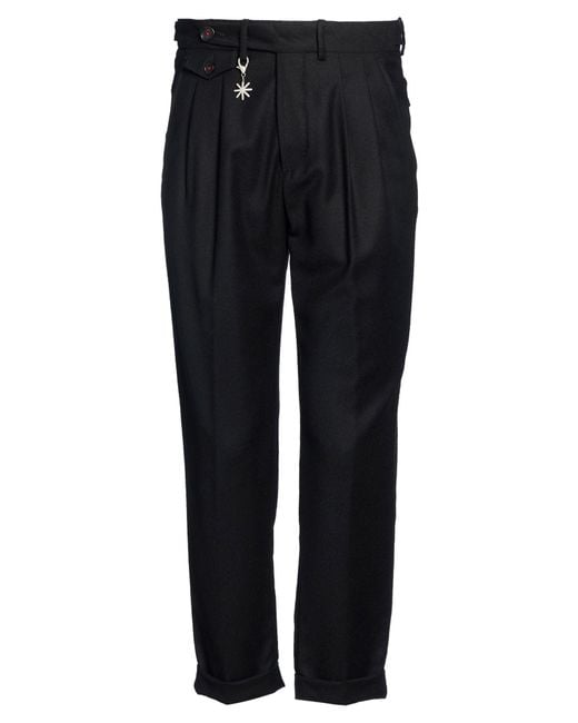 Manuel Ritz Black Trouser for men