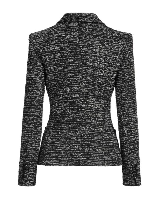 Alberta Ferretti Black Blazer Polyester, Cotton, Acrylic, Wool, Polyamide
