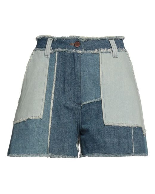 Love Moschino Blue Jeansshorts