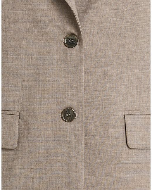 P.A.R.O.S.H. Brown Blazer Virgin Wool, Elastane