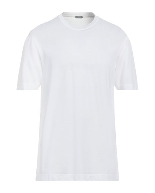 Camiseta Zanone de hombre de color White