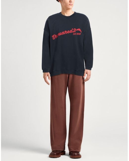 DSquared² Blue Sweatshirt for men