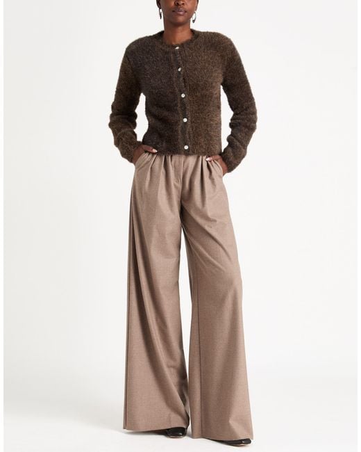 Akep Brown Dark Cardigan Polyamide