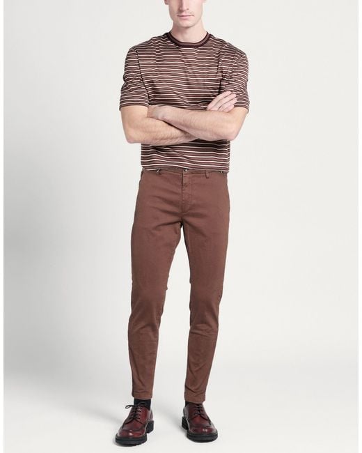 Yan Simmon Brown Trouser for men